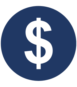 Decorative image of a dollar sign. Decorative image of a dollar sign.